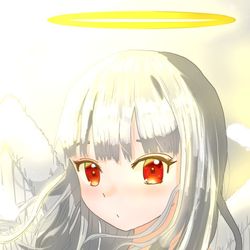 This is a pixiv picture whose title is 天使の日.