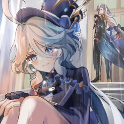 This is a pixiv picture whose title is ある夜の涙.