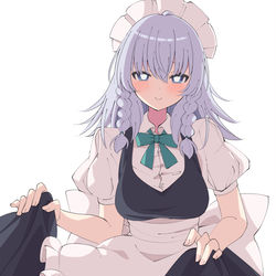 This is a pixiv picture whose title is 咲夜.