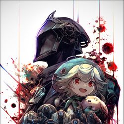 This is a pixiv picture whose title is ボンドルド＆プルシュカ＆祈手.