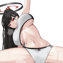 This is a pixiv picture whose title is Rio split stretch.