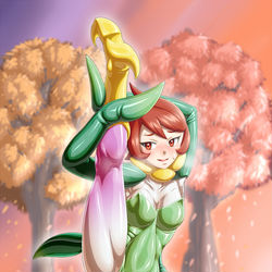 This is a pixiv picture whose title is ヒナツinヒスイドレディアスウツ.