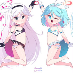 This is a pixiv picture whose title is プラナ/アロナ (チアガール ver).