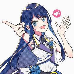 This is a pixiv picture whose title is ビバハピ.