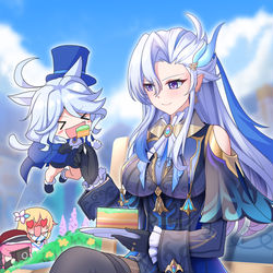 This is a pixiv picture whose title is 娜维莱特.