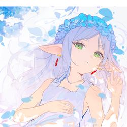 This is a pixiv picture whose title is frieren.
