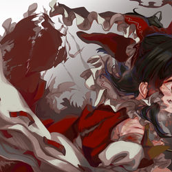 This is a pixiv picture whose title is 負けられない.