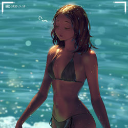 This is a pixiv picture whose title is 白昼夢.