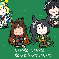 This is a pixiv picture whose title is ウマ娘season3の存在しないED 「なっとうっていいな」.