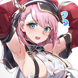 This is a pixiv picture whose title is シャルロットの服めちゃくちゃ前から引っ張りたくなる.