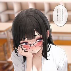 This is a pixiv picture whose title is 何かを忘れてる彼女…♡.