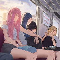 This is a pixiv picture whose title is 帰宅.