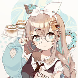 This is a pixiv picture whose title is チョコミント風アリス.