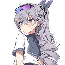 This is a pixiv picture whose title is SilverWolf.