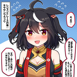 This is a pixiv picture whose title is レジェンドレースの後：キタサンブラック.