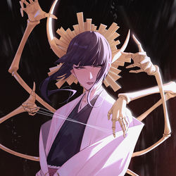 This is a pixiv picture whose title is 千手丸.
