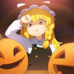 This is a pixiv picture whose title is 🎃.
