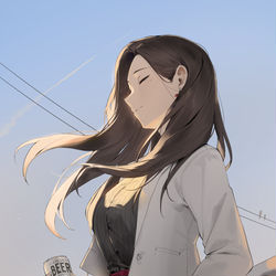 This is a pixiv picture whose title is 下班后.