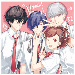This is a pixiv picture whose title is ペルソナまとめ～②.