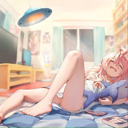 This is a pixiv picture whose title is まひろちゃん.
