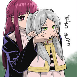 This is a pixiv picture whose title is もちもちエルフ！.
