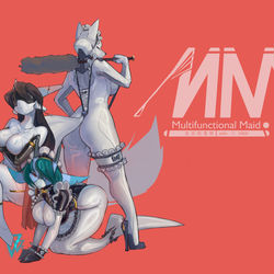 This is a pixiv picture whose title is 多功能女仆.