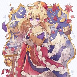 This is a pixiv picture whose title is 🍠×🍁.