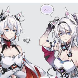 This is a pixiv picture whose title is 薪炎猫猫&终焉猫猫.