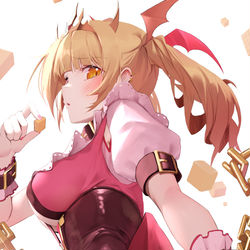 This is a pixiv picture whose title is キャラメル・デビル.