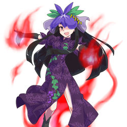 This is a pixiv picture whose title is バトルっぽい豫母都日狭美立ち絵 表情差分.