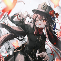 This is a pixiv picture whose title is 胡桃.