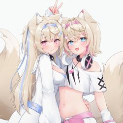 This is a pixiv picture whose title is FUWAMOCOちゃん🐾.