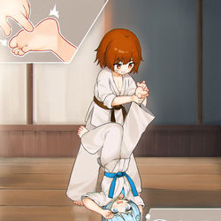 This is a pixiv picture whose title is 兄妹情？？？.