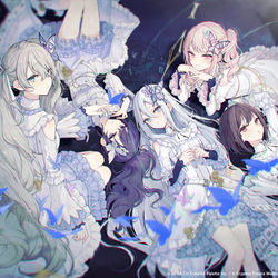This is a pixiv picture whose title is ニーゴ / プロセカ3周年記念衣装.