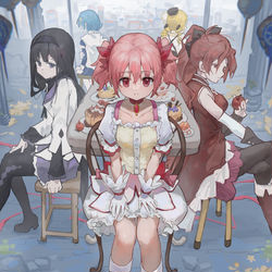 This is a pixiv picture whose title is day100 鹿目まどか.