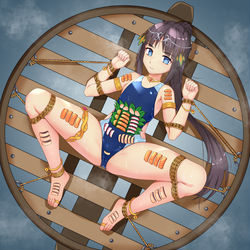 This is a pixiv picture whose title is 半精灵的调教日记7.