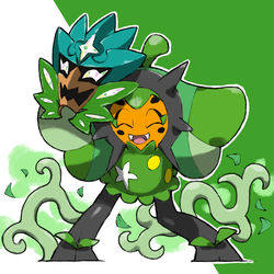 This is a pixiv picture whose title is Ogerpon.