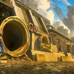 This is a pixiv picture whose title is 落单.
