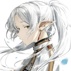 This is a pixiv picture whose title is Frieren.
