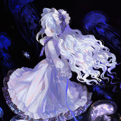 This is a pixiv picture whose title is jellyfish.