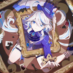 This is a pixiv picture whose title is 戏剧性.