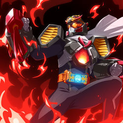 This is a pixiv picture whose title is バーニングゴリラ.