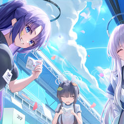 This is a pixiv picture whose title is 先生私と一緒に行こう！.