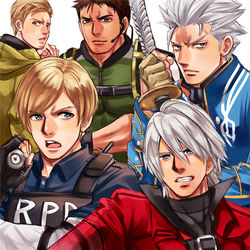This is a pixiv picture whose title is RE and DMC.