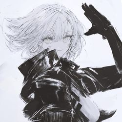 This is a pixiv picture whose title is White.