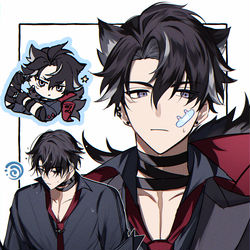 This is a pixiv picture whose title is リオセスリ練.