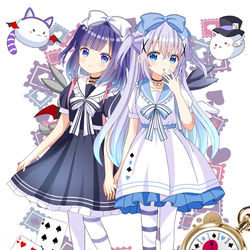 This is a pixiv picture whose title is 不思議の国のアリス.