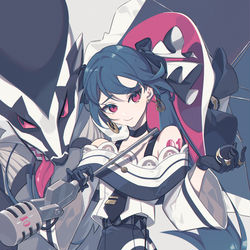 This is a pixiv picture whose title is あくミクちゃん.
