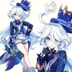 This is a pixiv picture whose title is フリーナ.