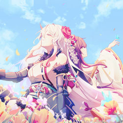 This is a pixiv picture whose title is 小憩.